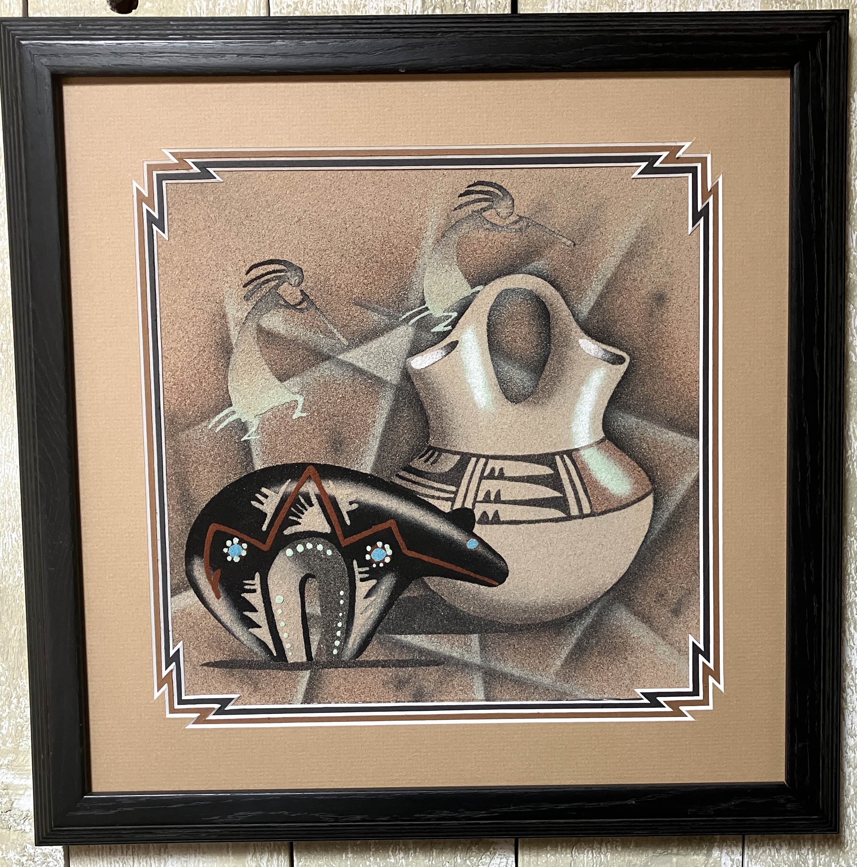 Herman Tyler | Navajo Sandpainting | Albuquerque, New Mexico